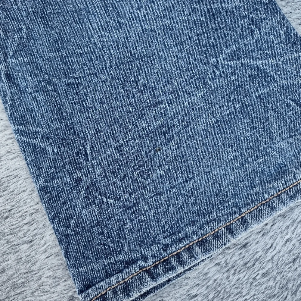 Black Premium Distressed Jeans Medium Wash 34x30 - Picture 12 of 14